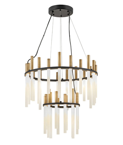 Echo 1 - Light Unique / Statement Tier LED Chandelier
