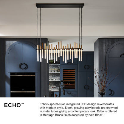 Echo 1 - Light Unique / Statement Tier LED Chandelier