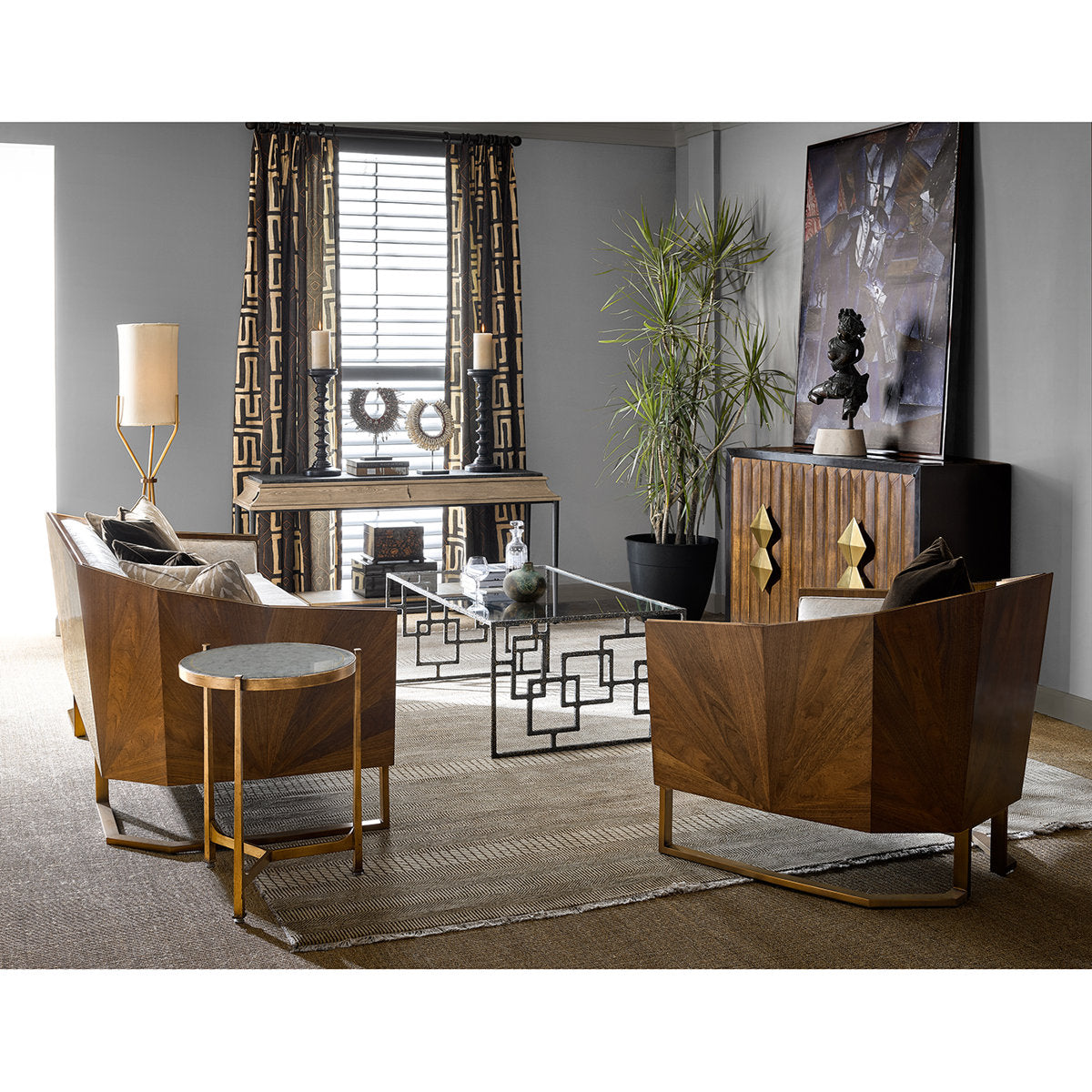 Eclectic Glass Coffee Table