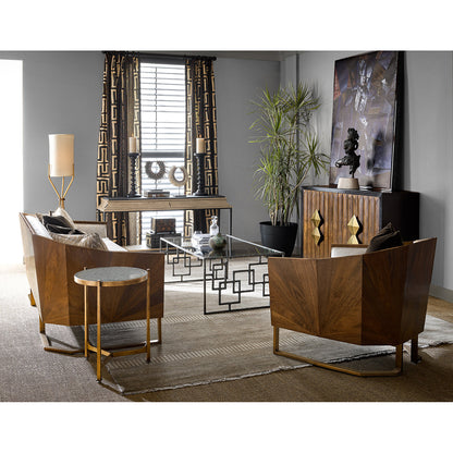 Eclectic Glass Coffee Table