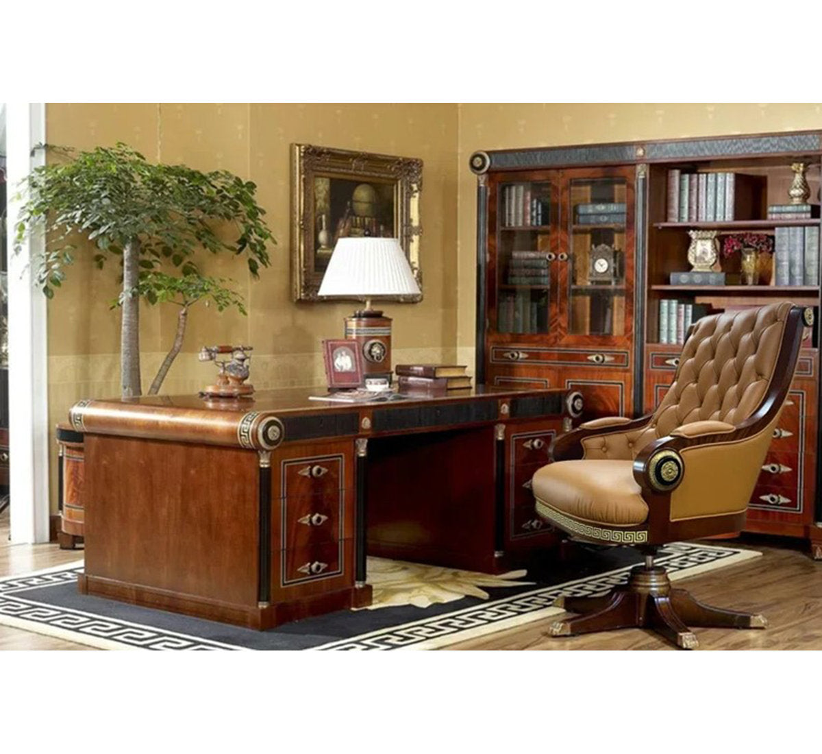 Edelman Solid Wood Executive Desk