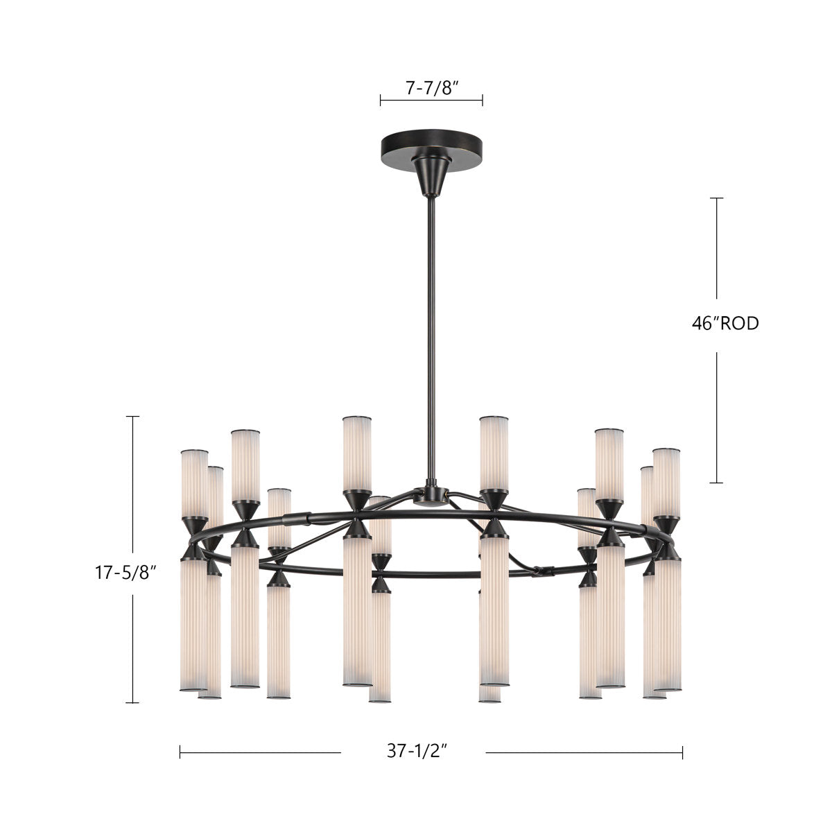 Edwin 24 - Light LED Chandelier