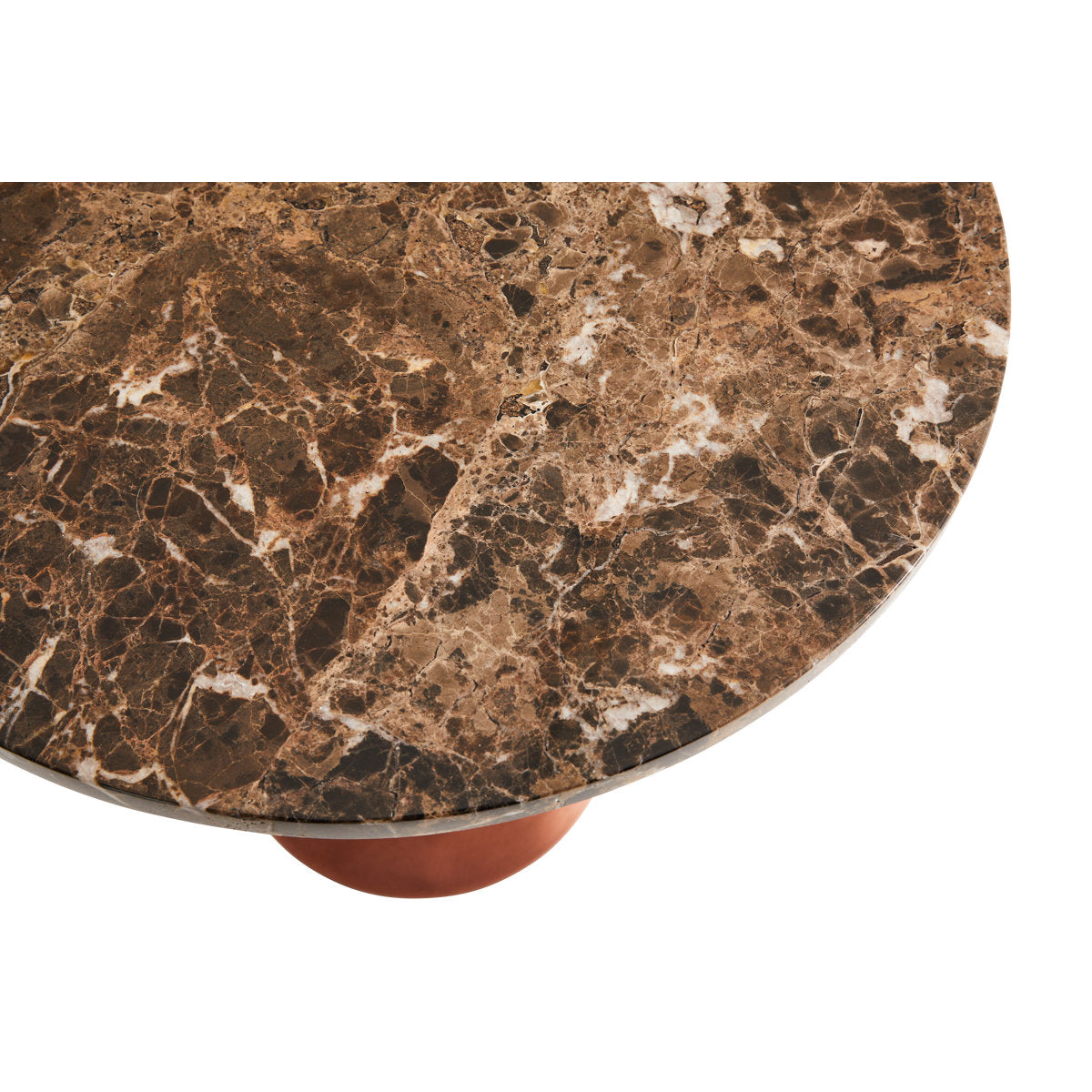 Egg Designs 'Drop' Black Marble End Table