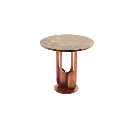 Egg Designs 'Drop' Black Marble End Table