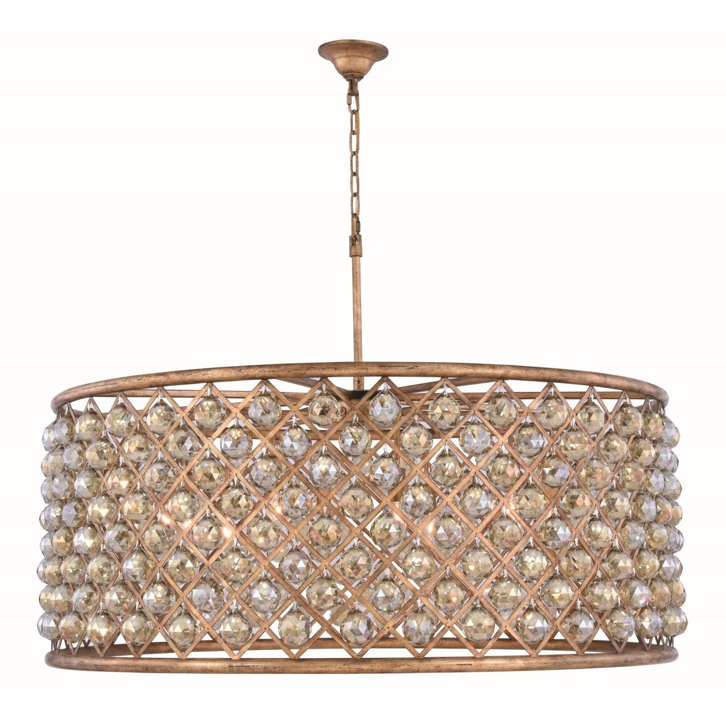 Elegant Lighting Urban Classic Madison 43 Inch 10 Light Chandelier Cp385474