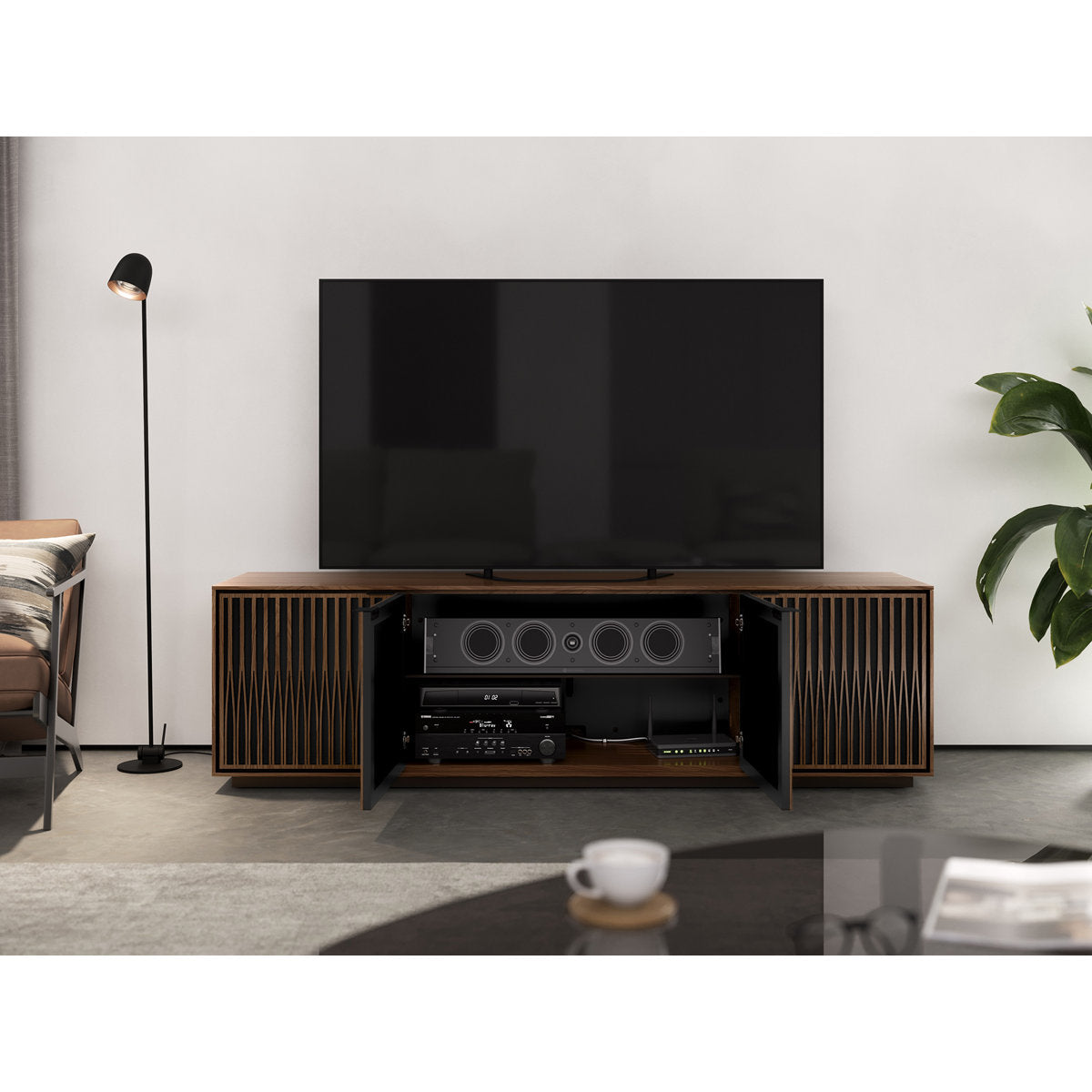 Elements - Cabinet with Rolling Plinth Base - Tune Door