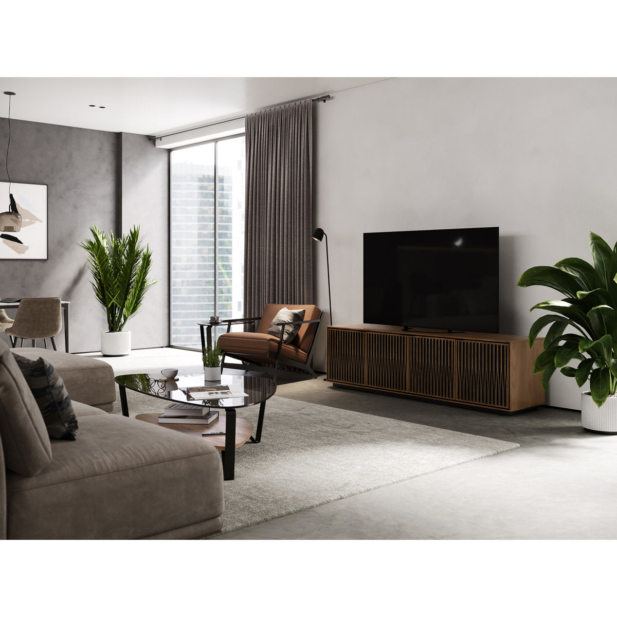 Elements - Cabinet with Rolling Plinth Base - Tune Door