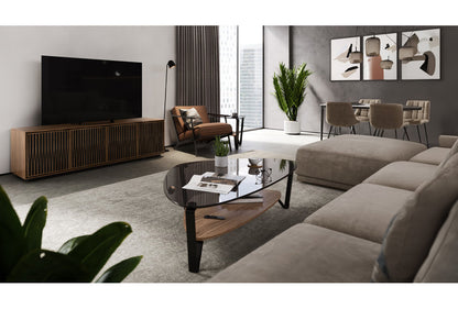 Elements - Cabinet with Rolling Plinth Base - Tune Door