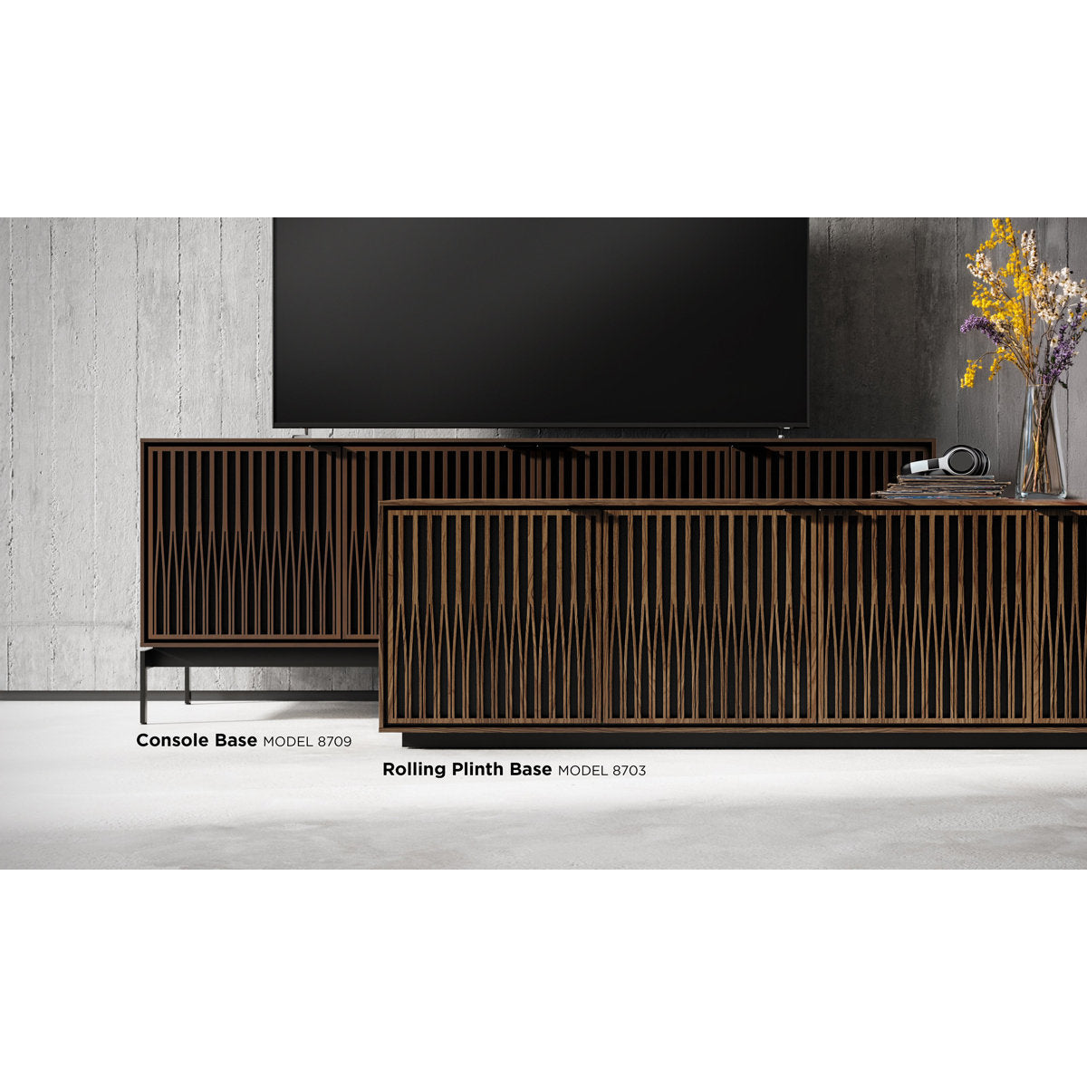 Elements - Cabinet with Rolling Plinth Base - Tune Door
