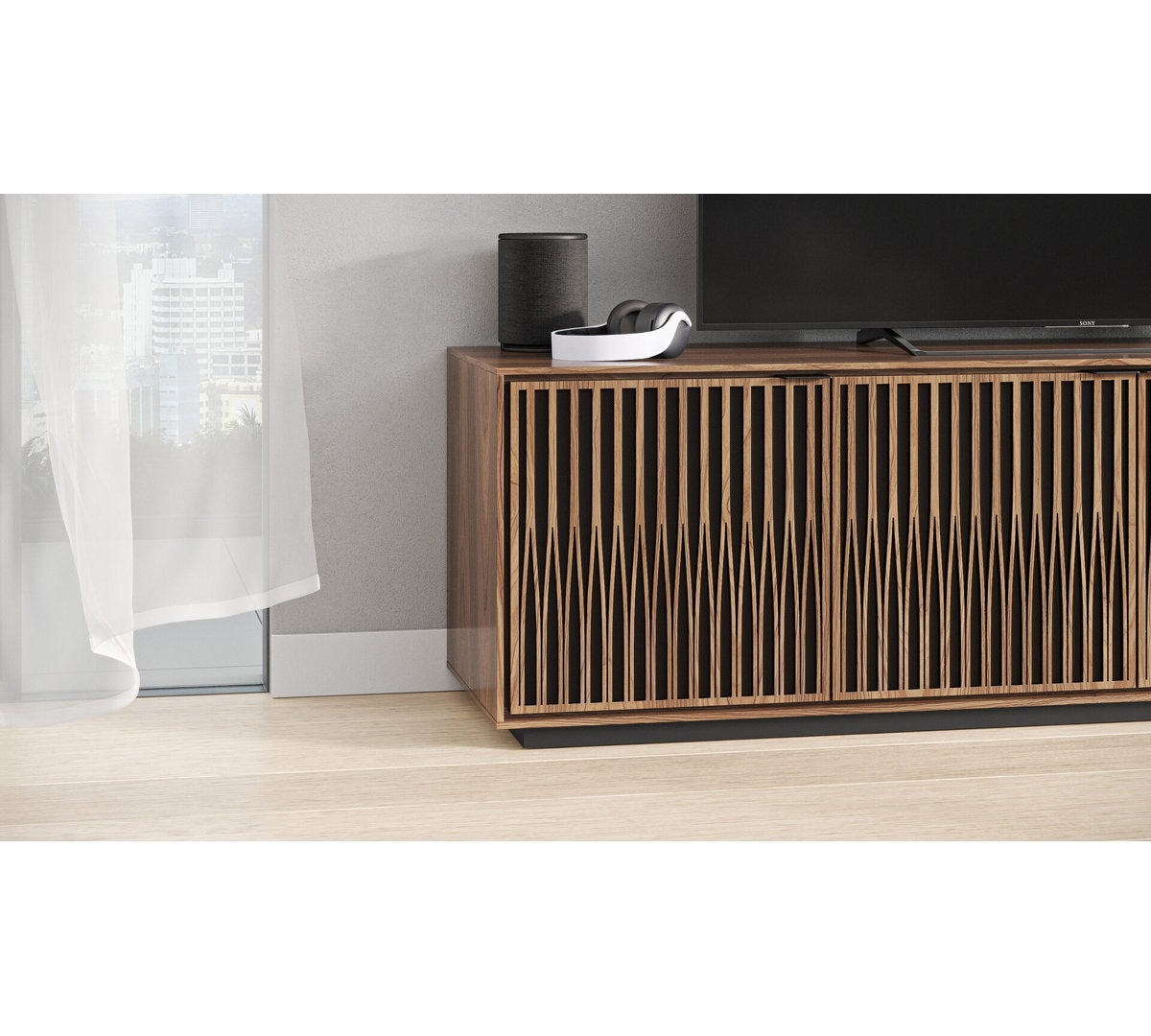 Elements - Cabinet with Rolling Plinth Base - Tune Door