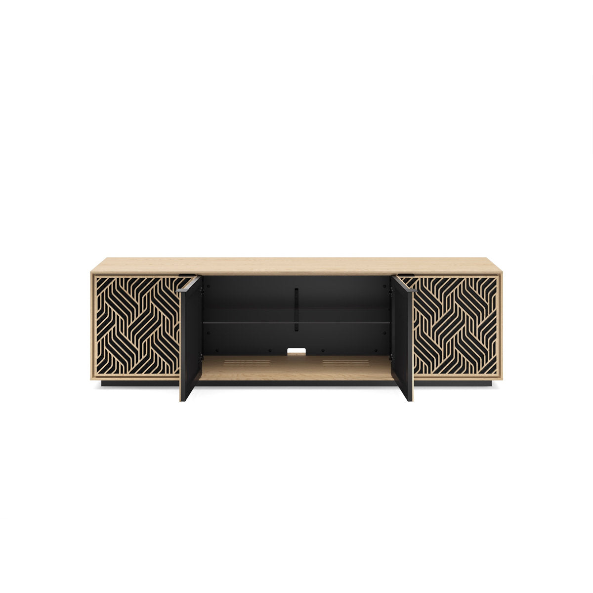 Elements - Cabinet with Rolling Plinth Base - Weave Door