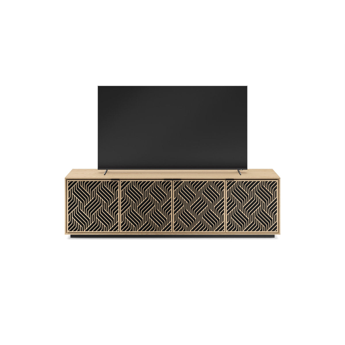 Elements - Cabinet with Rolling Plinth Base - Weave Door