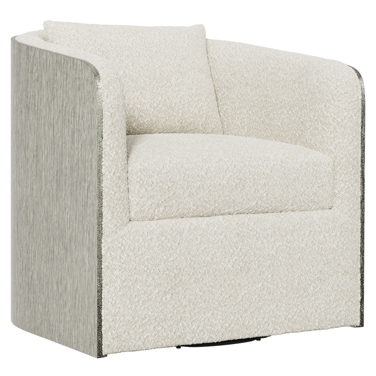 Eliot Upholstered Swivel Barrel Chair
