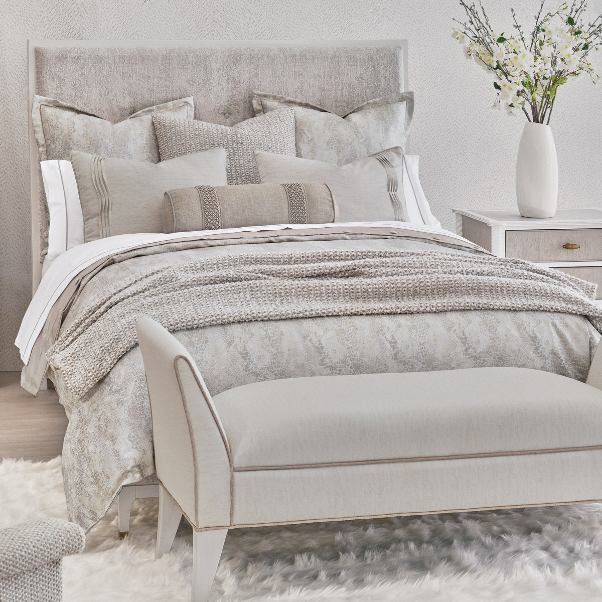 Elise Textured Bench