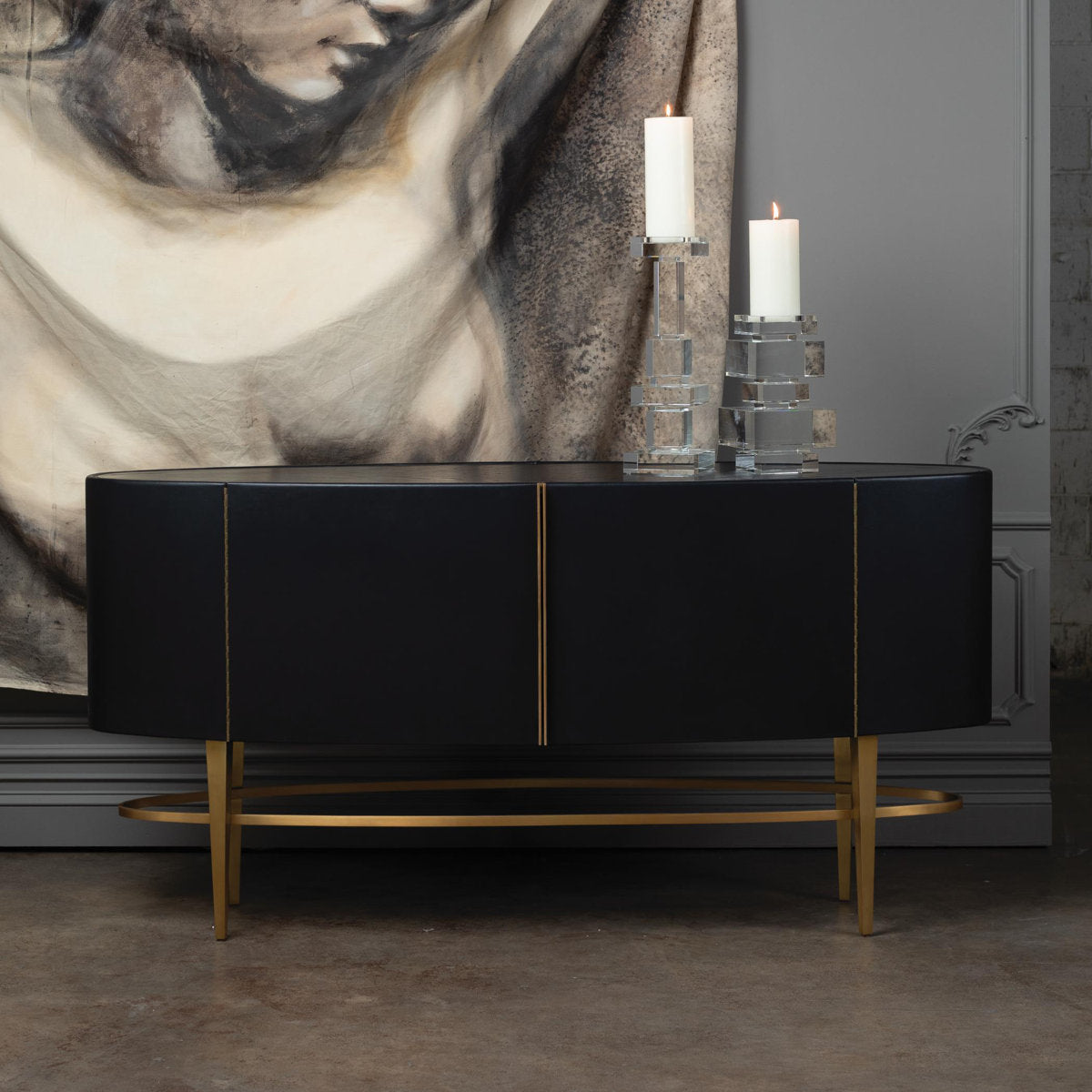 Ellipse Sideboard-Ebony