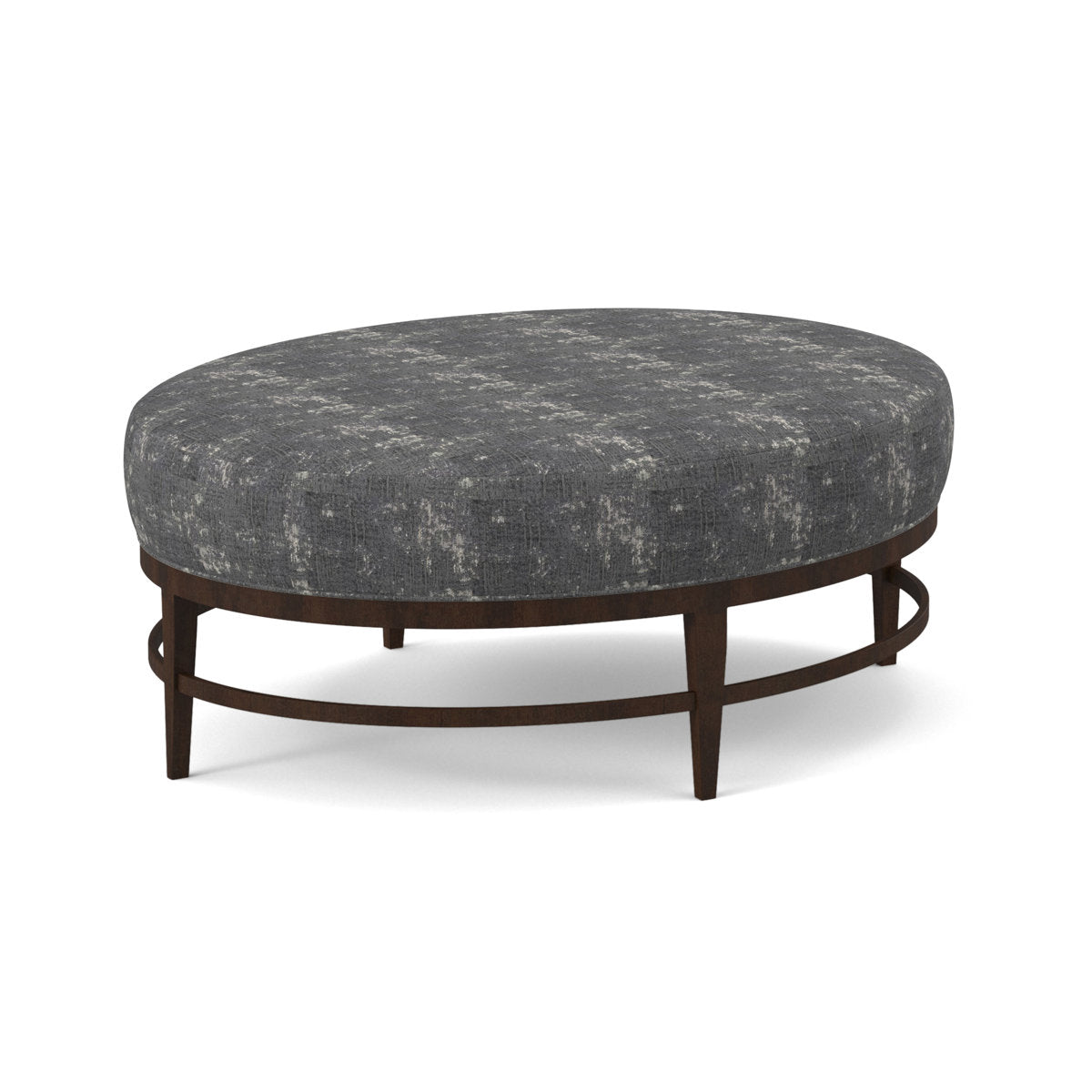 Elliptic Oval Ottoman