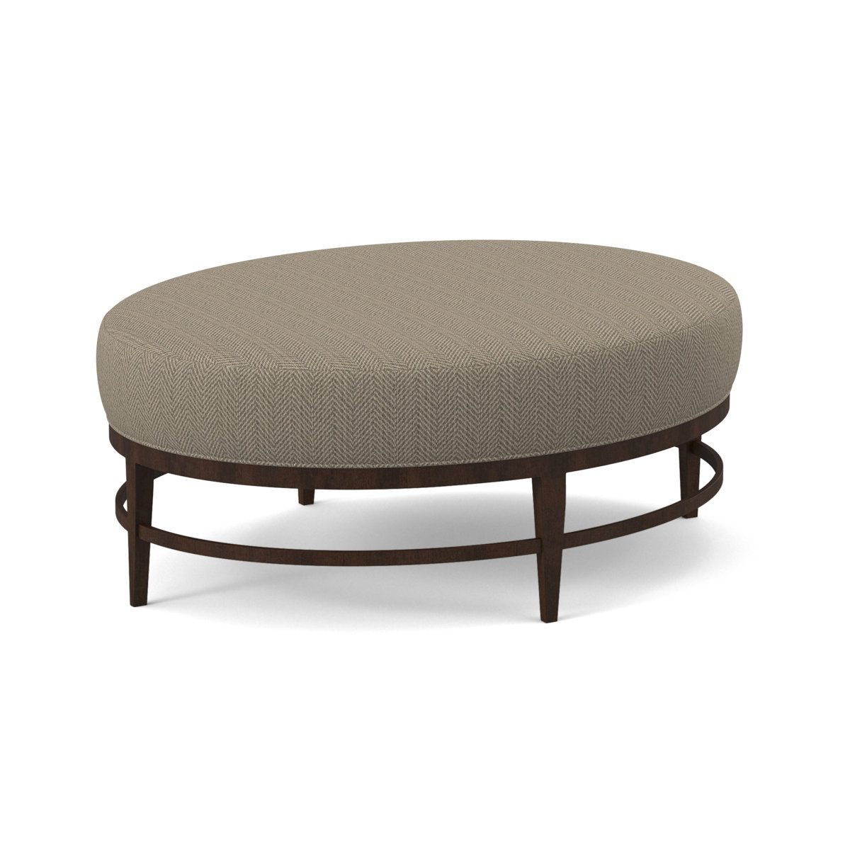 Elliptic Oval Ottoman