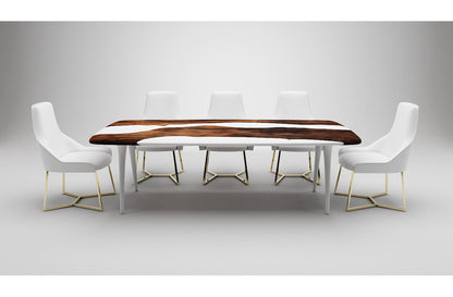 Elysion Walnut Wood Dining Table