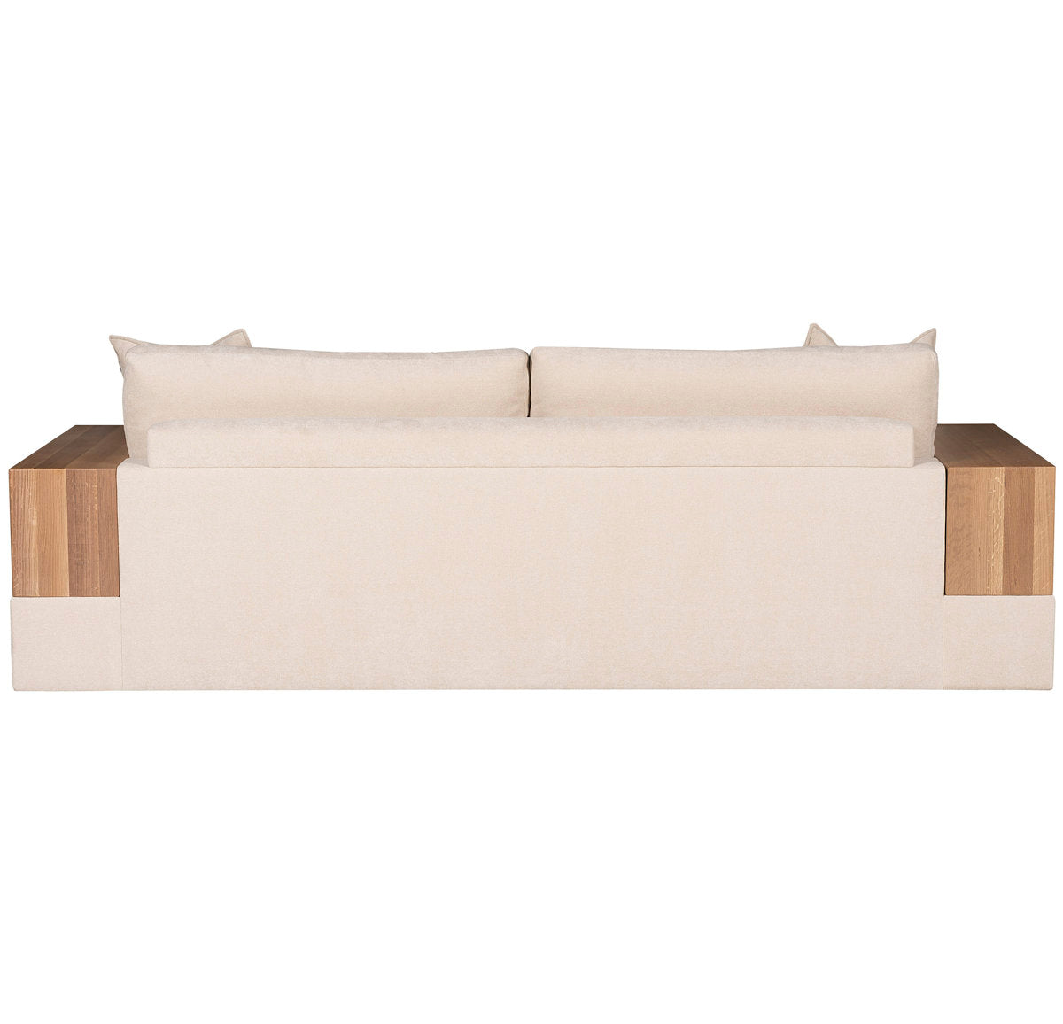 Embrace Wood Shelf Arm Sofa
