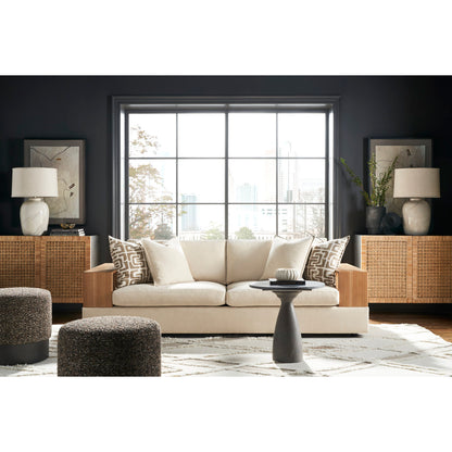 Embrace Wood Shelf Arm Sofa