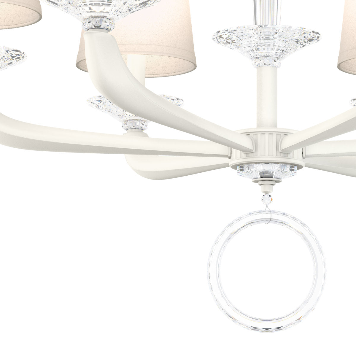 Emilea 6 - Light Glass Chandelier