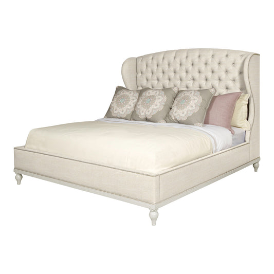 Emma Queen Upholstered Panel Bed