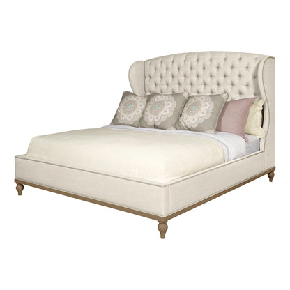 Emma Queen Upholstered Panel Bed