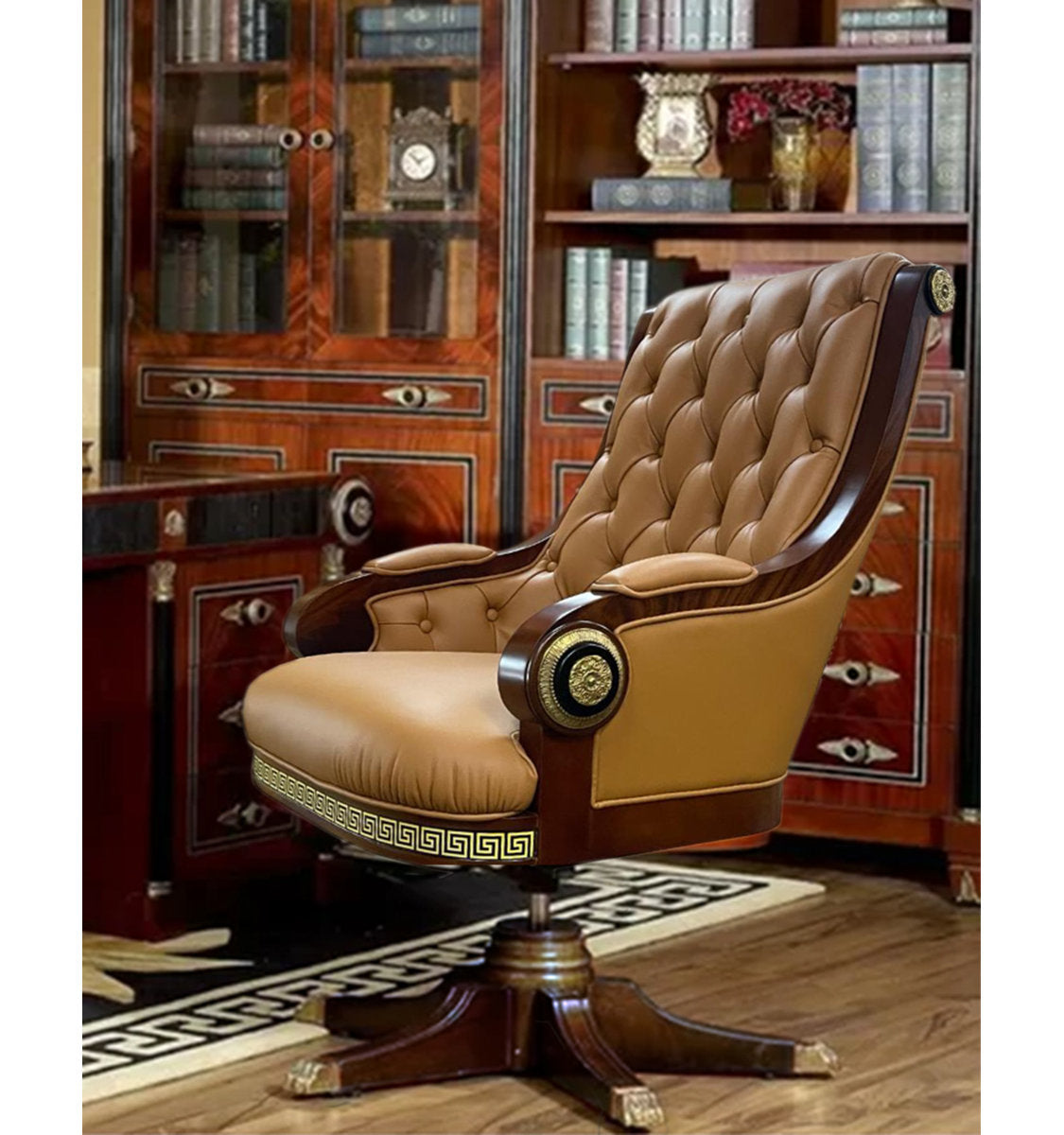 Empire Leather Swivel Executive Chair