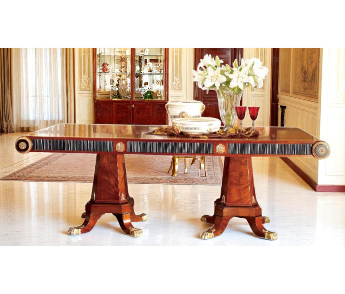 Empire Solid Wood Dining Table