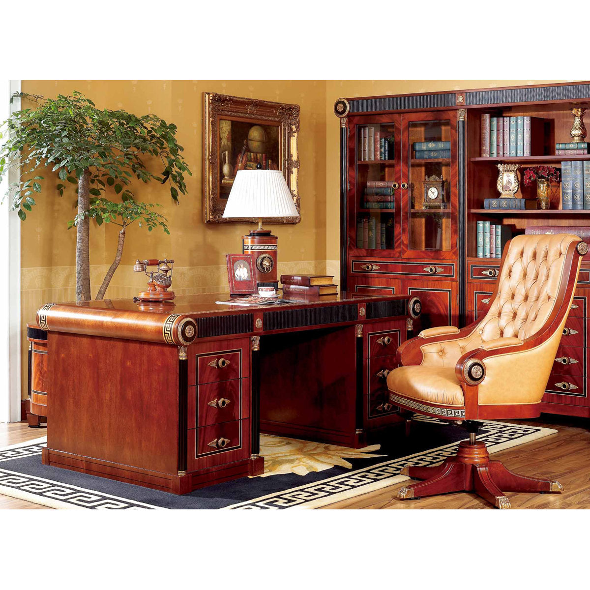 Empire Solid Wood Executive Desk