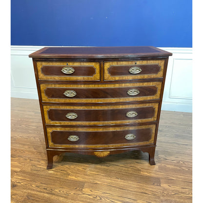 English Bow front Accent Chest