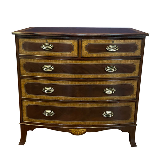 English Bow front Accent Chest