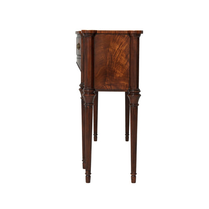 English Cabinet Maker 68'' W Console Table