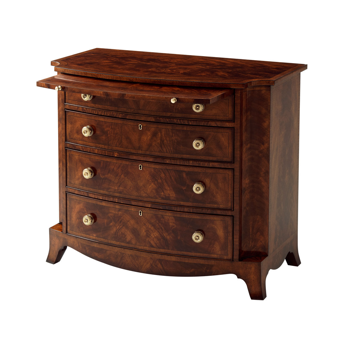 English Cabinet Maker Solid Wood Accent Chest