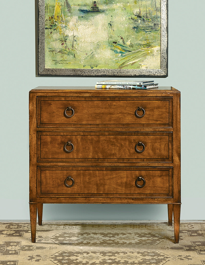 English Solid Wood Accent Chest