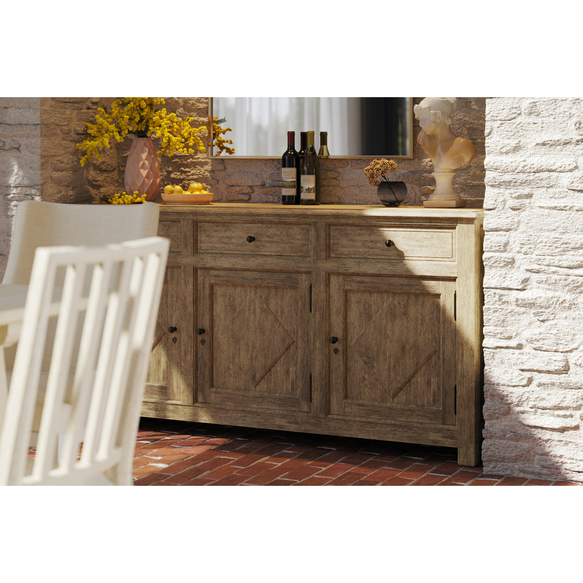 Eon 72'' W Solid Wood Sideboard