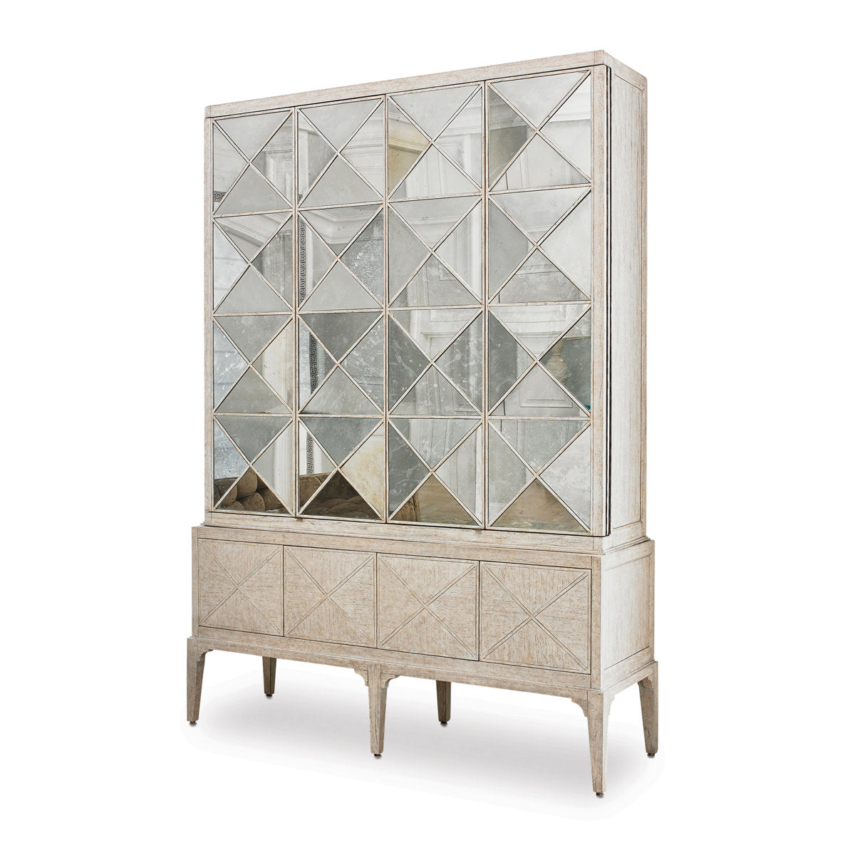 Escher Solid Wood Accent Cabinet