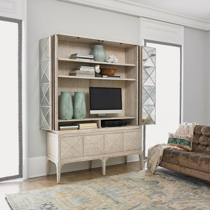 Escher Solid Wood Accent Cabinet
