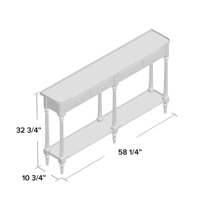 Essential 58.25'' W Console Table