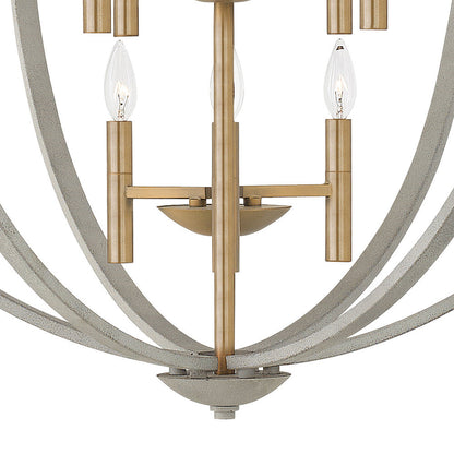 Euclid 12-Light Globe Pendant