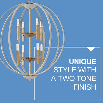 Euclid 12-Light Globe Pendant