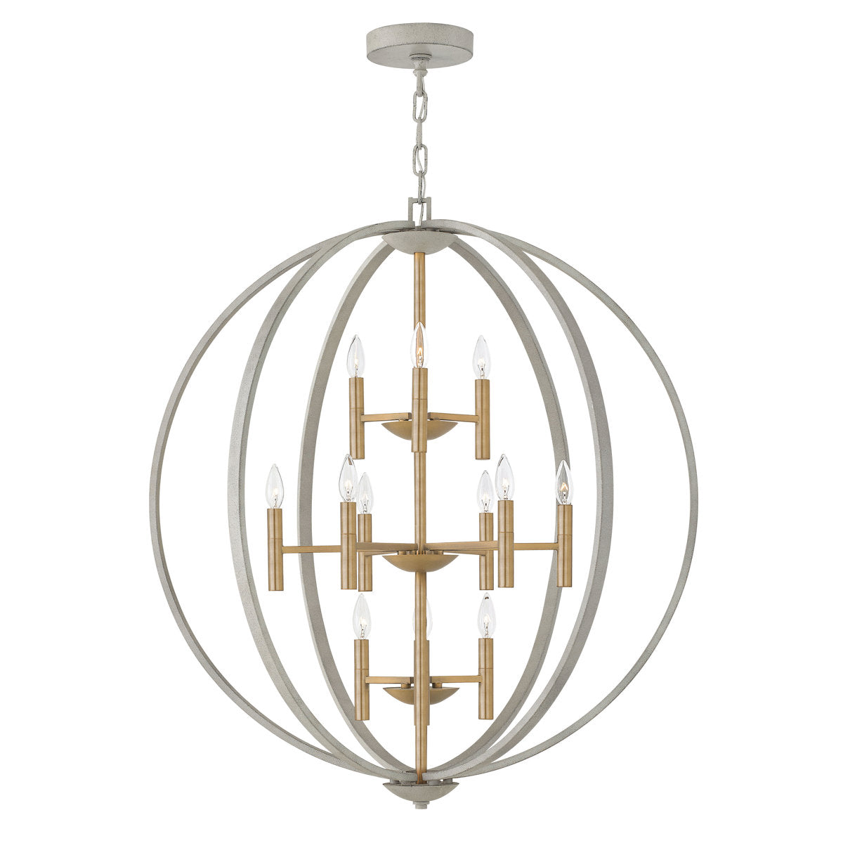 Euclid 12-Light Globe Pendant