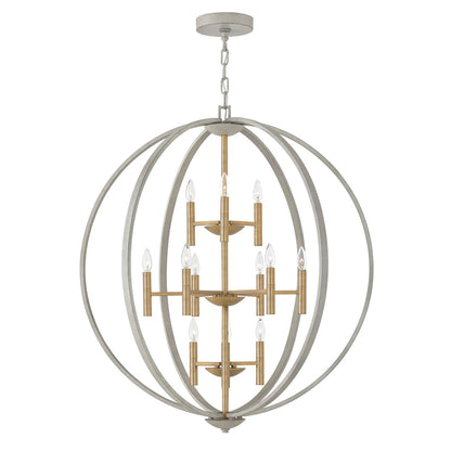 Euclid 12-Light Globe Pendant