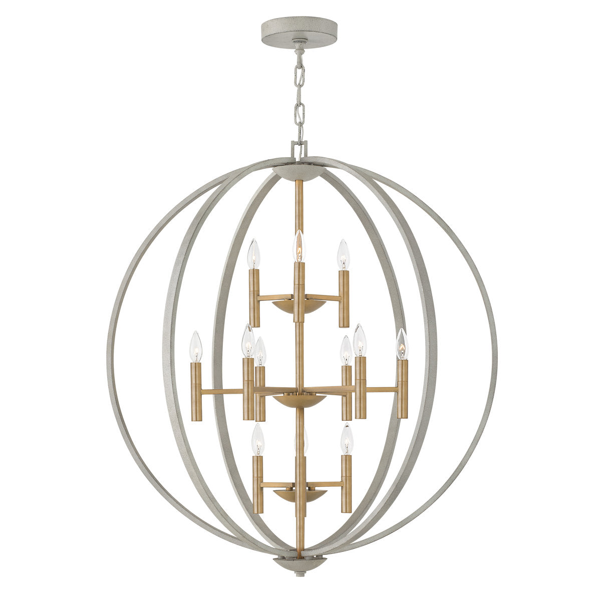 Euclid 12-Light Globe Pendant