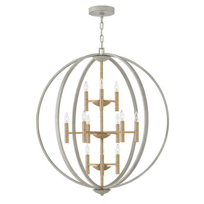 Euclid 12-Light Globe Pendant