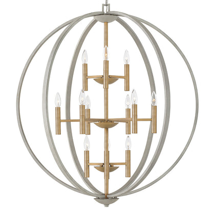 Euclid 12-Light Globe Pendant