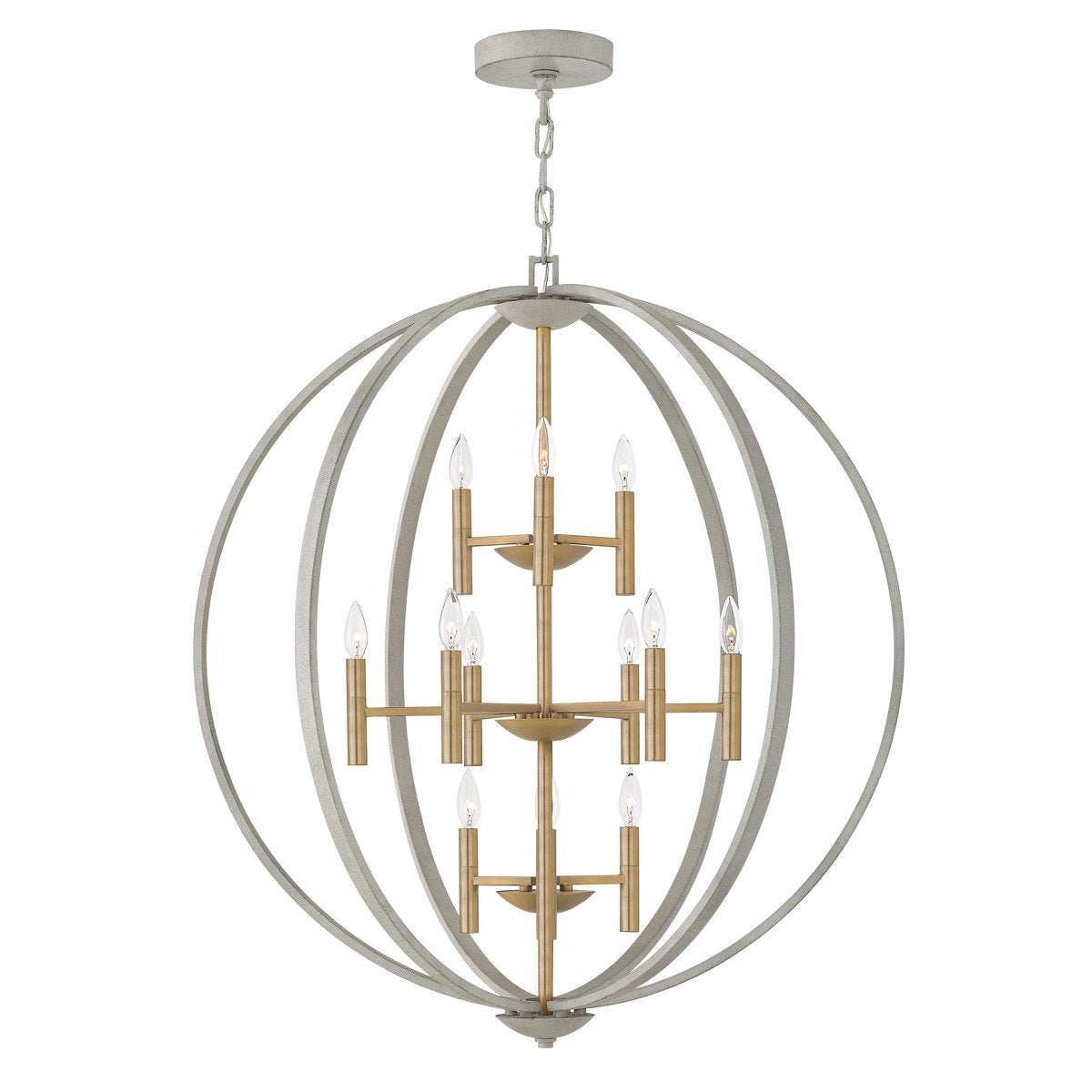 Euclid 12-Light Globe Pendant