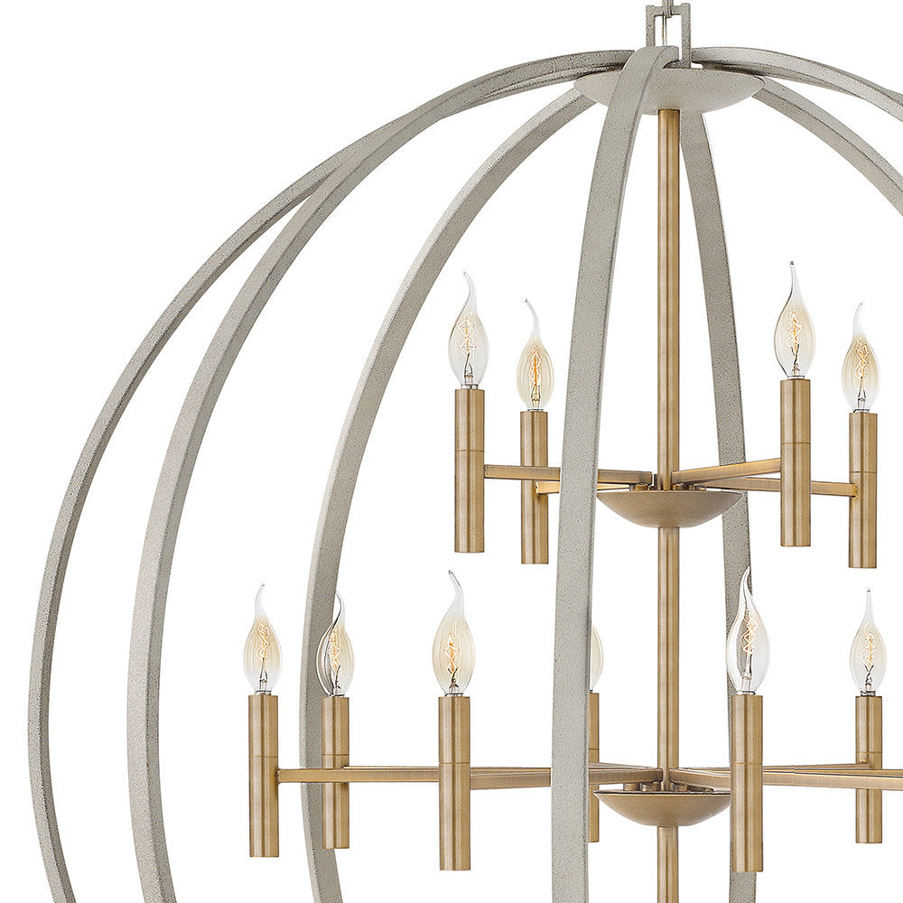 Euclid 12-Light Globe Pendant