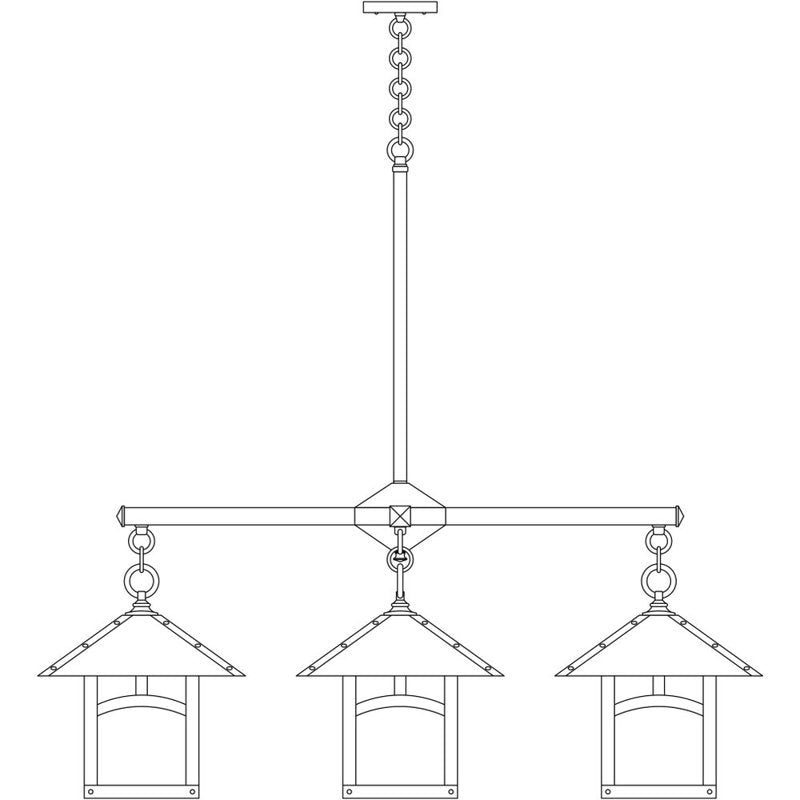 Evergreen 4 - Light Chandelier