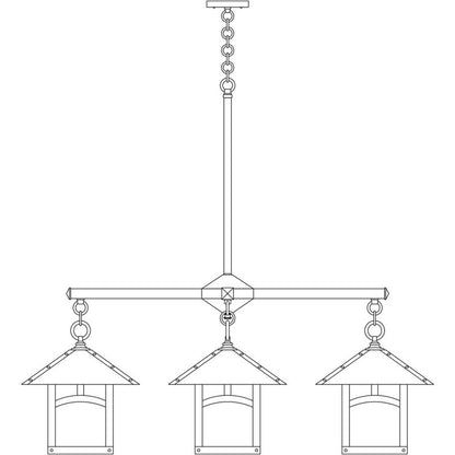 Evergreen 4 - Light Chandelier